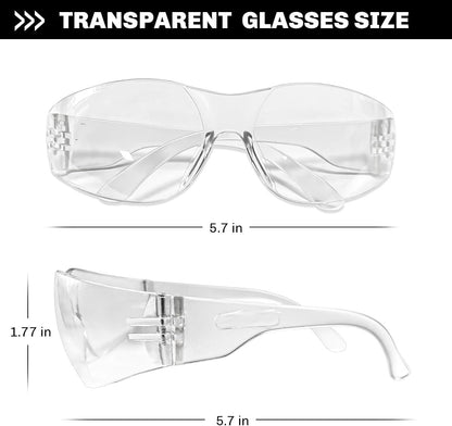 36 Packs Safety Glasses for Men and Women - Clear Shooting Glasses and Goggles for Ultimate Eye Protection
