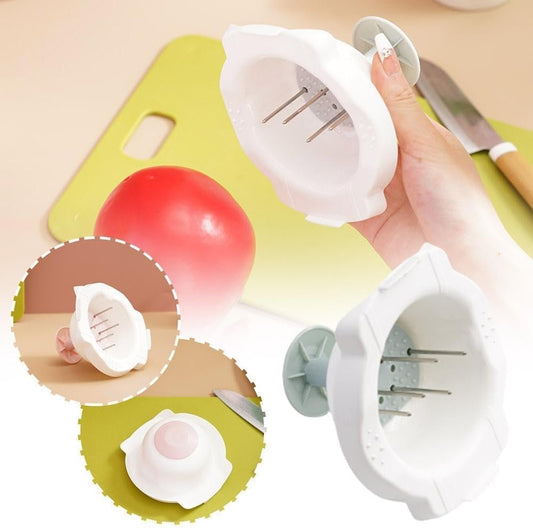 Ergonomic Mandoline Slicer Guard with Non-Slip Grip - Universal Cut-Resistant Safety Holder for Kitchen Slicers and Graters, Dishwasher-Safe Food Prep Tool (Sapphire Blue)