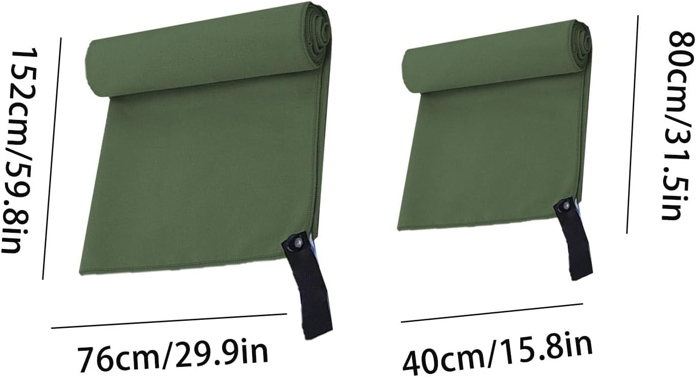 Camping Towel, Quick-Drying Travel Cloth, Soft Absorbent Washcloth, Lightweight Sports Wipe, Essential Outdoor Gear for Swimming, Yoga, Running, Climbing, and Active Adventures
