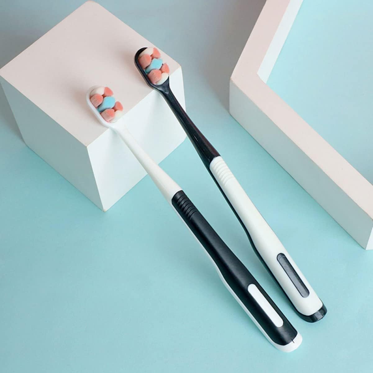HAWILLOSCH Toothbrush 4pcs Gentle Toothbrush Heads Soft Brush Hair for Postpartum Oral Care Random Color