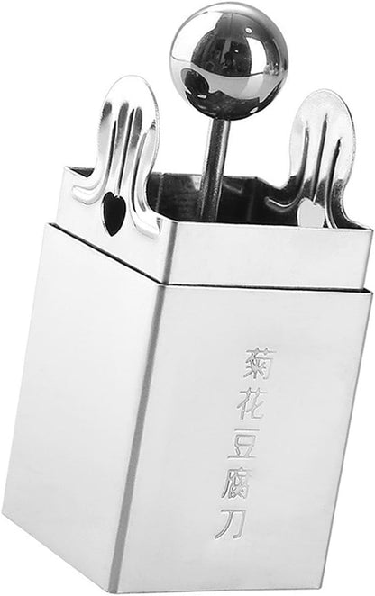 Colcolo Affettatrice per Tofu Taglierina per Tofu Utensile da Cucina Gadget per zuppa di Tofu Strumento per triturare Il Tofu per Eventi di Banchetti Cucina