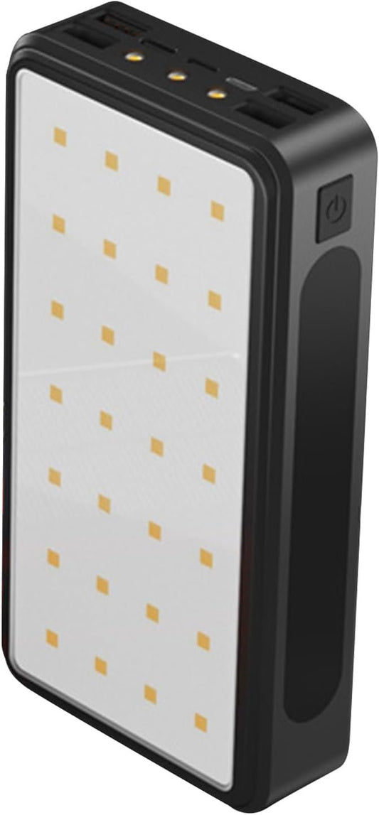 Solar Energy Charger - Portable Solar Battery Pack, Sun-Charged Power Supply | Compact Phone Charger, 20000mAh Backup Battery for Adults Teens Men Women Students Commuting