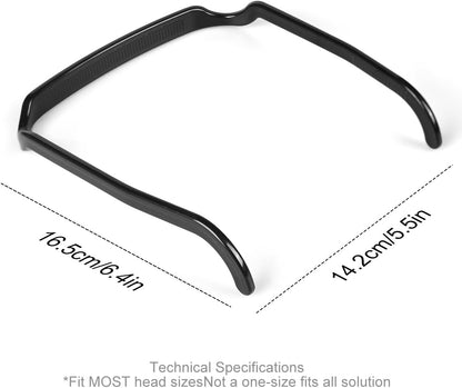 Reayou 3PCS Curly Headband, Makeup Headband for Women,Fashion Curly Hair Thick Hair Band, Curly Hairstyle Fixing Tool, Invisible Hair Hoop That Fits Like Sunglasses, for Skin Care, Makeup Removal..