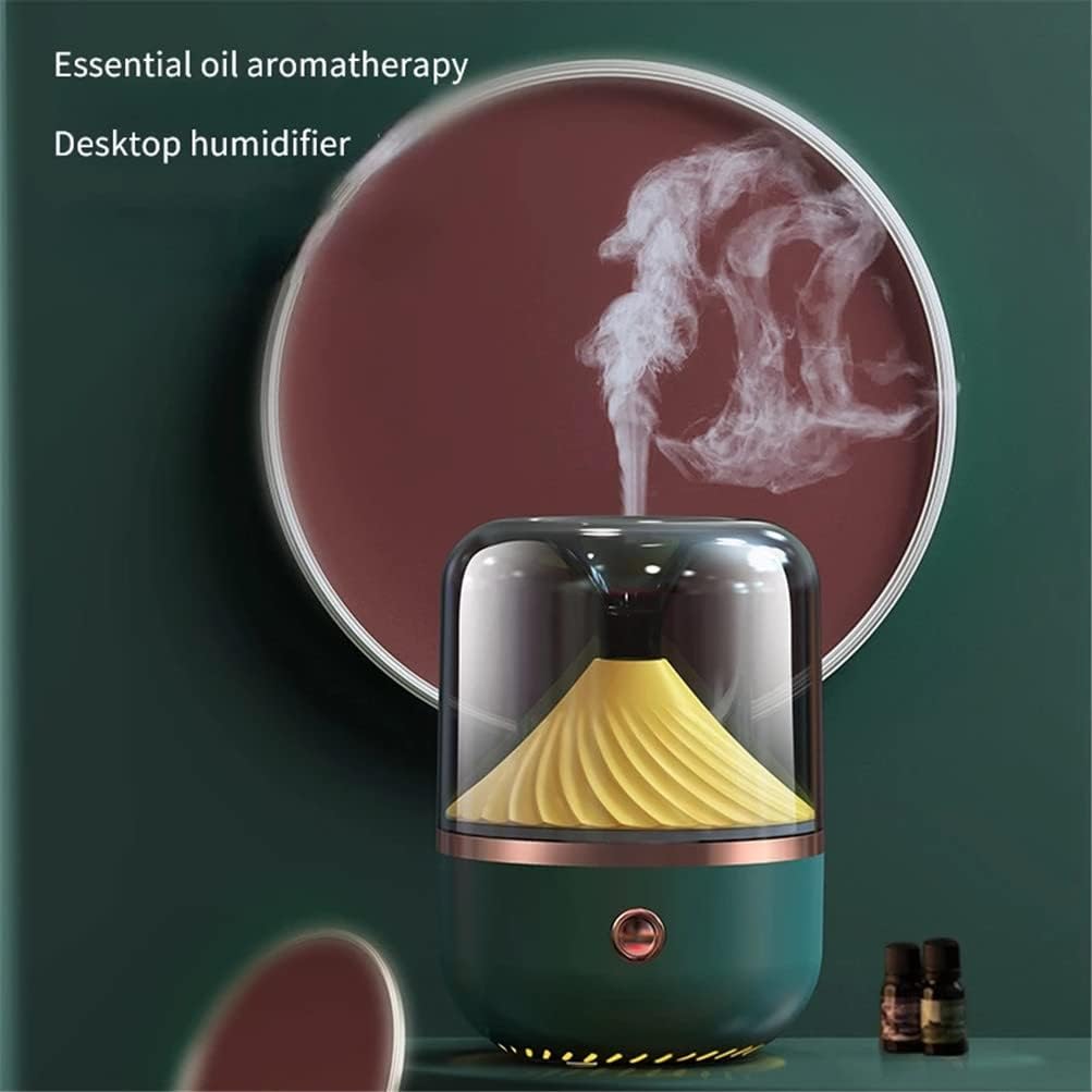 Air Humidifier Aromatherapy Diffuser Mini Humidifier Remote Control Aroma Diffuser Machine Essential Oil USB Ultrasonic Mist Maker for Office Home Car (Black)