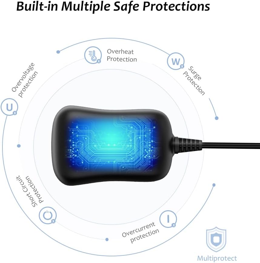 Zolt 12W Universal AC to DC Power Supply 3 V 4.5 V 5 V 6 V 7.5 V 9 V 12 V 1 A, Multi-voltage Adapter with 8 DC Plugs for Home Electronics