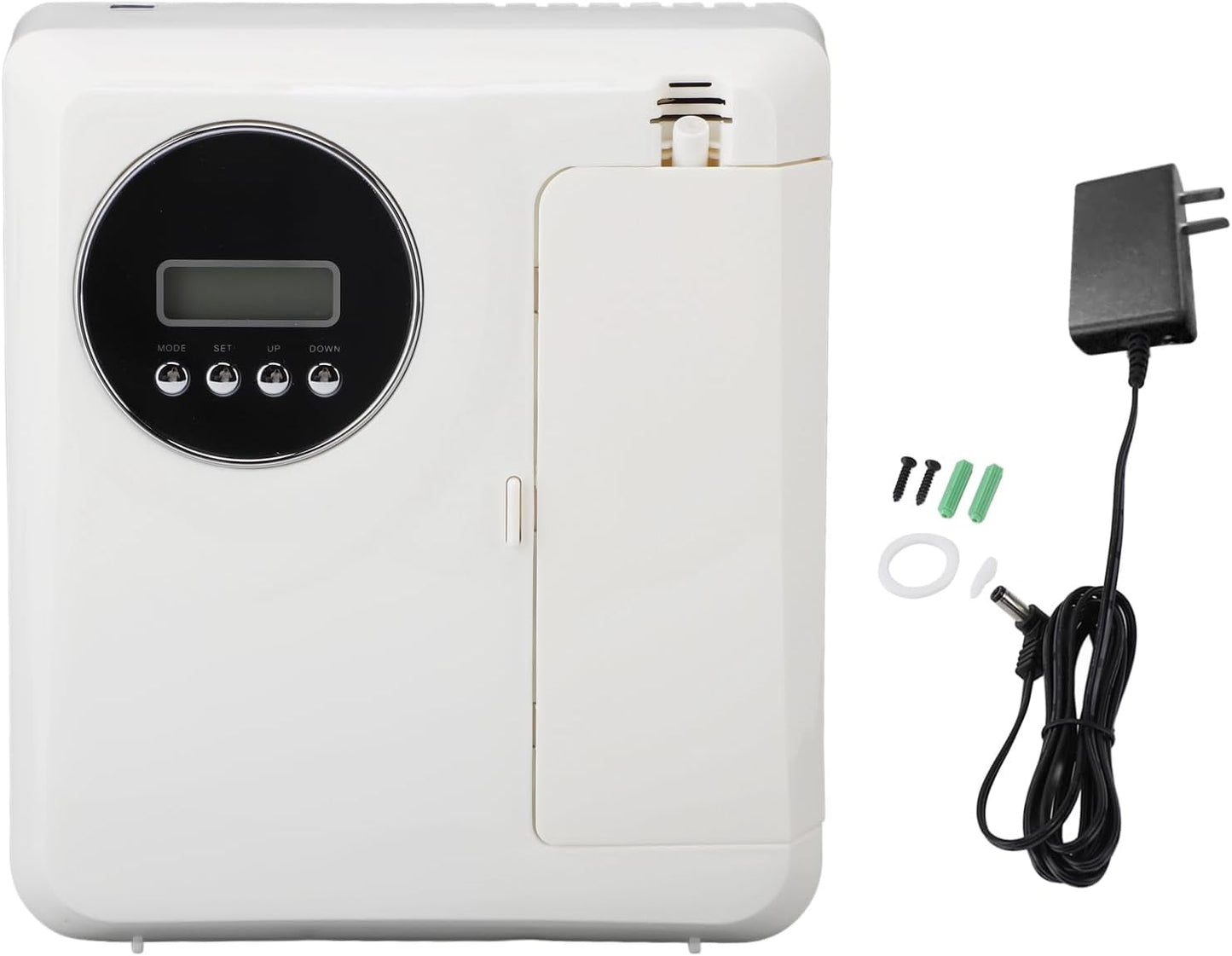 Aromatherapy Diffuser, Wall Mounted Essential Oil Diffuser Air Purification Professional Button Switch for Home (White)