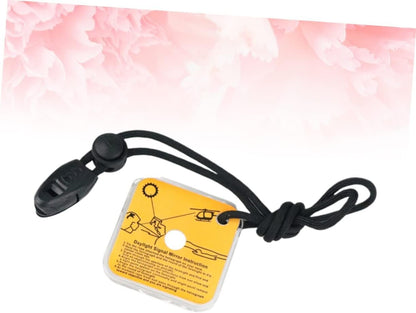 Toyvian Daylight Signal Mirror Outdoor Emergency Retroreflector for Survival Accurate Long Distance