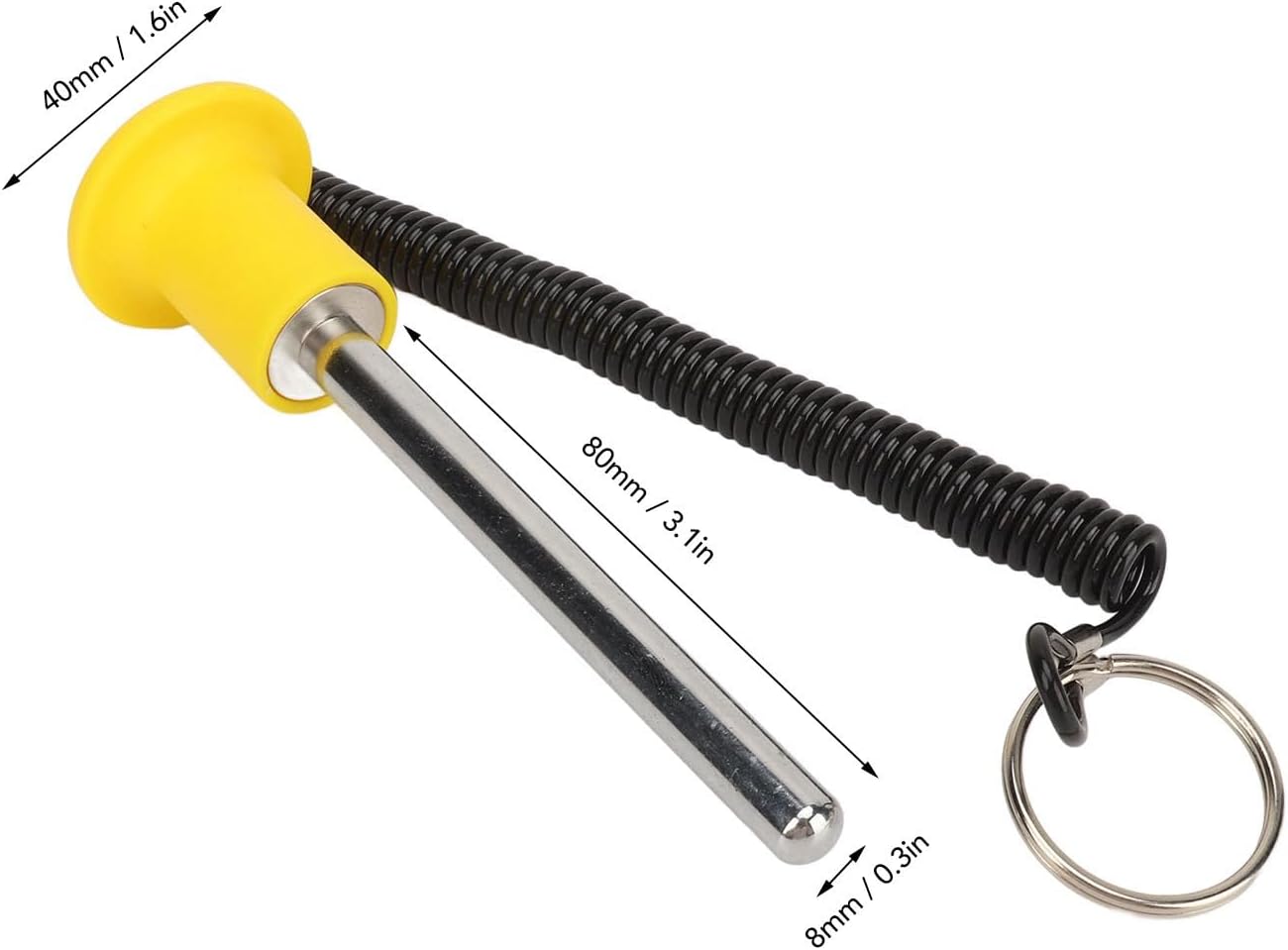 JHS-TECH Stack Pin Weights, Universal Magnetic Pins for Gym Set with Iron Lanyard, Heavy Duty Gym Accessories for Strength Training, Home Fitness