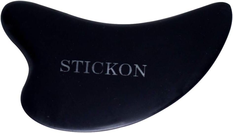 STICKON Bian Stone Gua Sha Scraping Massage Tool myofascial release tools for Soft Tissue Therapy and Reduce Back, Legs, Arms,Shoulder Muscle Pain