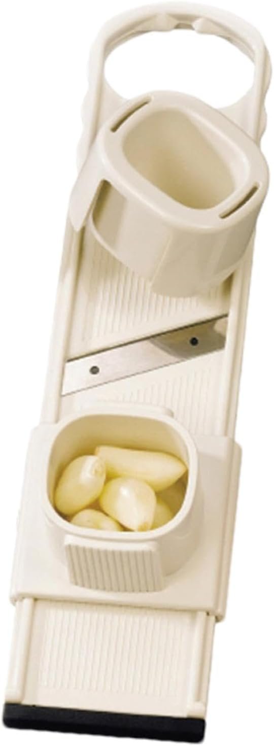 Garlic Slicer Super Thin - Food-Grade Garlic Cutter Chopper, Ultra-Thin Slicing Prep Tool - Vegetable Chopper Shredder, Multi-Functional Garlic Mincer Kitchen Gadgets for Home Chef