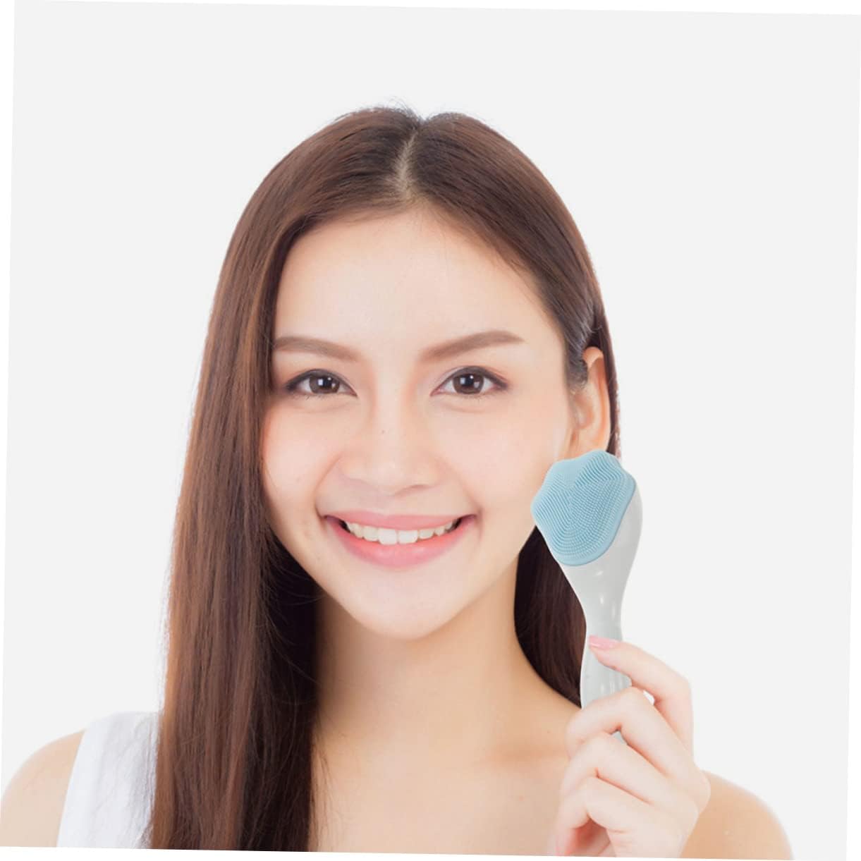 VICASKY 2Pezzi Scrubber per Siliconper Massaggio Della Strumento Manualper Esfoliazione e Detersione Facile per Tutti Tipi