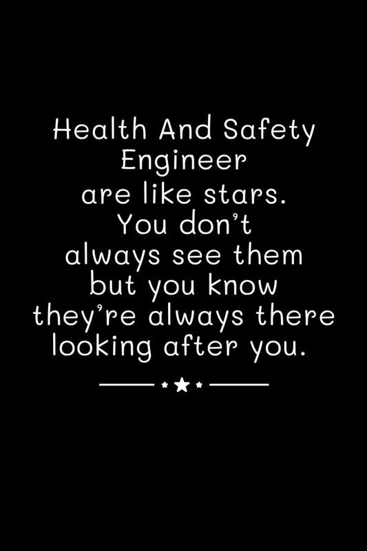 Health And Safety Engineer Are Like Stars: Lined Journal Notebook