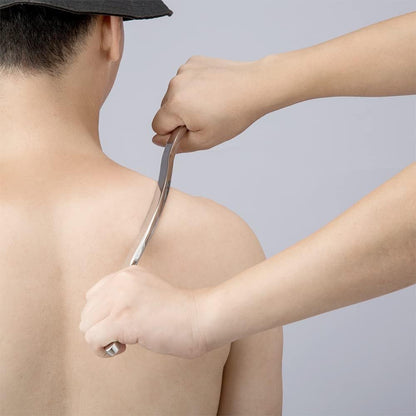 Stainless Steel Long Gua Sha Tool-Guasha Long Bar Muscle Scraping Massage Tools-Help Relieve Sore Muscles Great Soft Tissue Mobilization