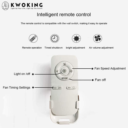 Modern Acrylic Ceiling Fans with Lights - UL LISTIED LED Flush Mount Ceiling Light with Remote Control Dimmable Hidden Blade Low Profile Hanging Lamp Adjustable Speed Dark Coffee Finish