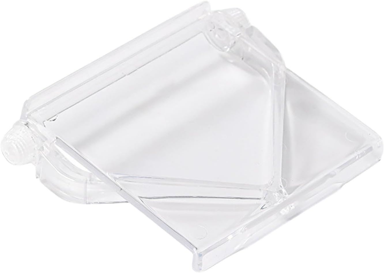 LeoLeozz TV Top Shelf Clear TV Top Storage Bracket for Media Boxes Streamings Devices