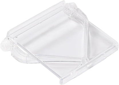 LeoLeozz TV Top Shelf Clear TV Top Storage Bracket for Media Boxes Streamings Devices