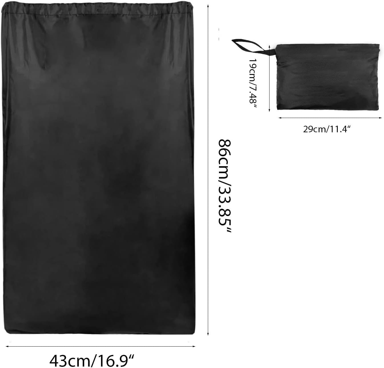 Car Seat Travel Bag and Carrier for Gate Check Made with Water Resistant and Rip Resistant Fabric Fit for Airport, Airplane Gate Check, Car Trips with Self Organizer Case Pocket