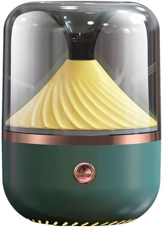 Air Humidifier Aromatherapy Diffuser Mini Humidifier Remote Control Aroma Diffuser Machine Essential Oil USB ultrasonic Mist Maker for Office Home Car (Green)