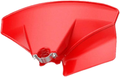 Weeder Protective Cover, Lawn Mower Guard Board Shield, Rugged Construction Safety Tool, Perfect for Trimmers, Lawnmowers, and Irrigation Equipment in Yard Maintenance, 280 g Red