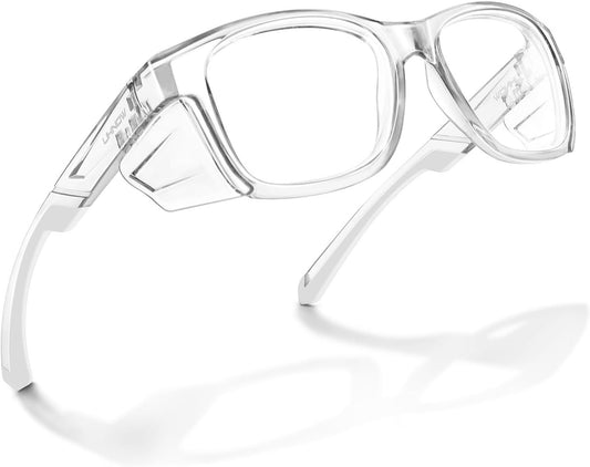 UKNOW Safety Glasses - Anti Fog Lenses - Eye Protection with Side Shields - ANSI Z87.1 Protective Eyewear - UV Protection