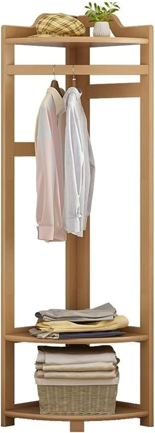 Generico Appendiabiti angolare - Elegante Organizer Indipendente per Vestiti per Ingresso, Camera da Letto e corridoio - Spazio salvaspazio per Cappotti, Scarpe, Cappelli e Borse - Mobili Moderni Fun