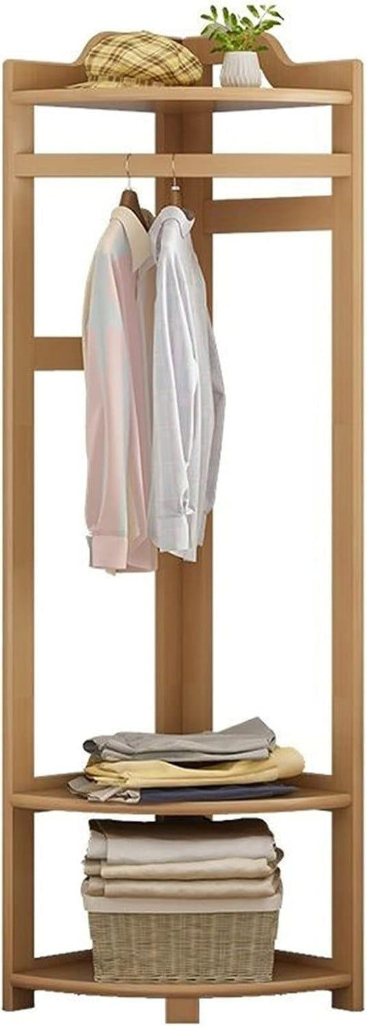 Generico Appendiabiti angolare - Elegante Organizer Indipendente per Vestiti per Ingresso, Camera da Letto e corridoio - Spazio salvaspazio per Cappotti, Scarpe, Cappelli e Borse - Mobili Moderni Fun