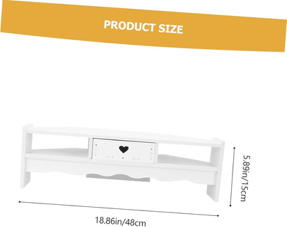 Happyyami 1Pc Desktop Monitor Storage Stand with Office Computer Screen Riser Simple Design for Enhanced Workspace Organization