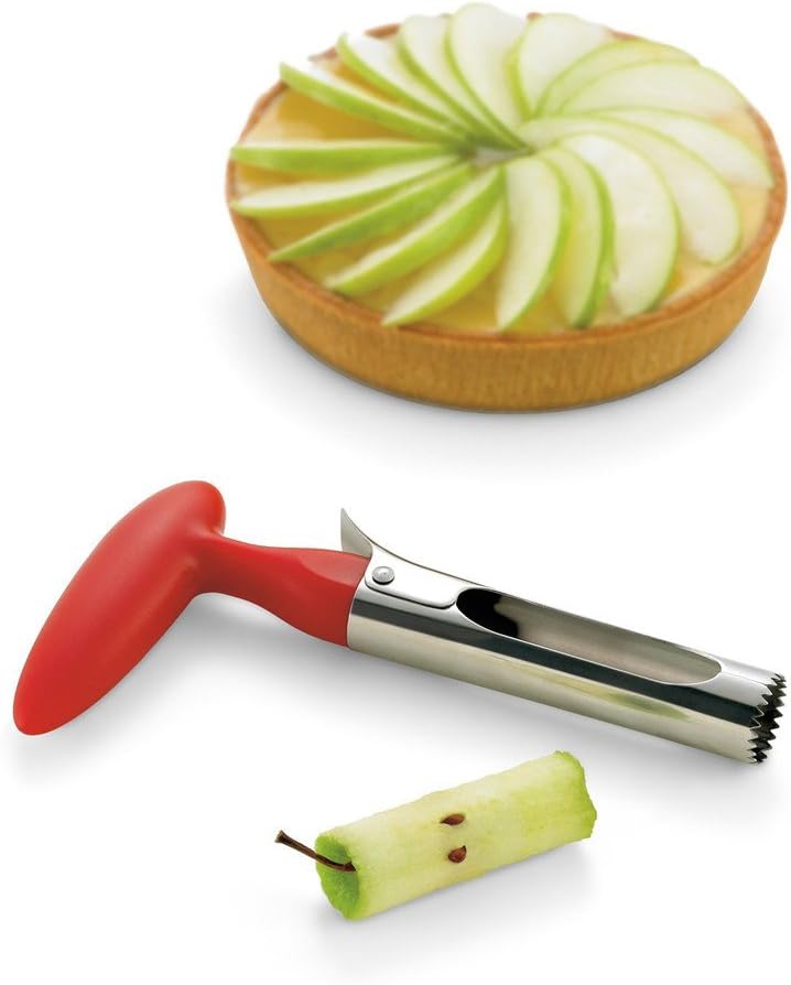 AKIRO Apple Corer, Stainless Steel Kitchen Gadget Tool Fruit Seeder Core Remover Fruit Vegetable Tools Apple Pear Corer Easy Twist Fruits Tools Core Seed Remover