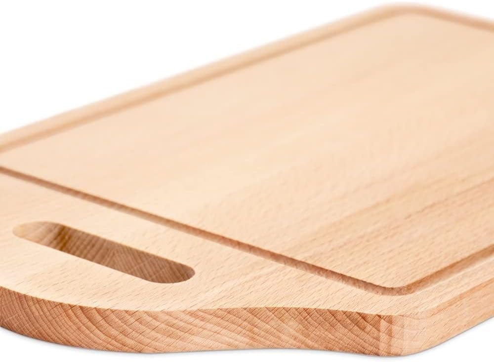 Maverton Personalised Engraved Wooden Rectangular Chopping Board - Battilard with Handle - Wooden Gadget for Kitchen - Chopping Board for Women - 38 x 23 cm - Mamma