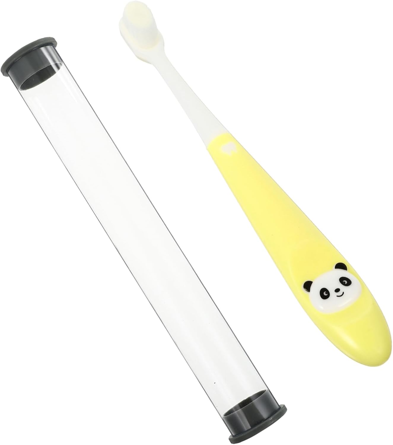VALICLUD 1Pc Cute Panda Toothbrush with Soft Bristles Gentle Mouth Care for Years Old for Daily Teeth Cleaning and Comfort Includes Durable Bucket