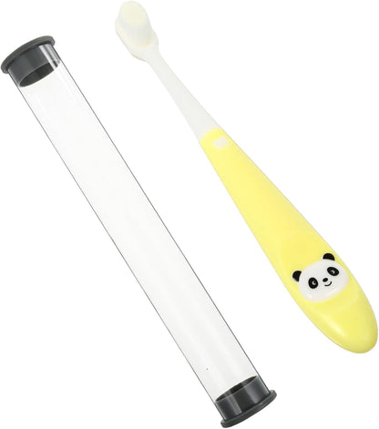 VALICLUD 1Pc Cute Panda Toothbrush with Soft Bristles Gentle Mouth Care for Years Old for Daily Teeth Cleaning and Comfort Includes Durable Bucket