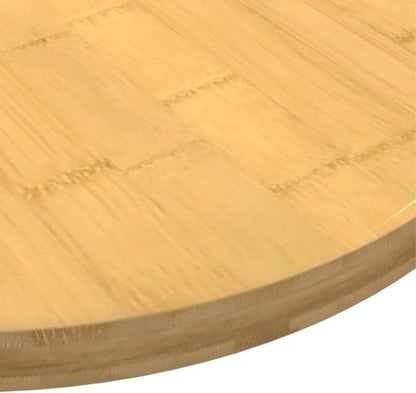 GOLINPEILO Bamboo Table Top for Dining Table Top, Replacement Table Top, Durable Tabletop for Home Office, Ø19.7"x1" Bamboo, -216