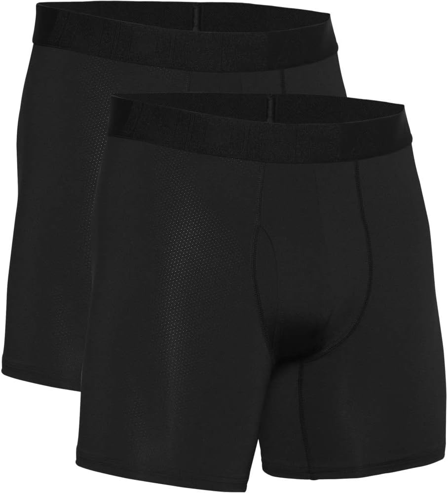 Under Armour Boxerjock Tech Mesh 15 cm in Twin Pack