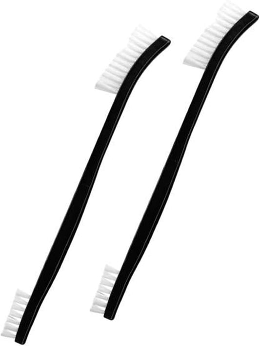 2 Pcs Small Cleaning Brushes Double-Ended Detail Cleaning Brush Nylon Brushes for Cleaning Jewelry Cleaning Brush (2)