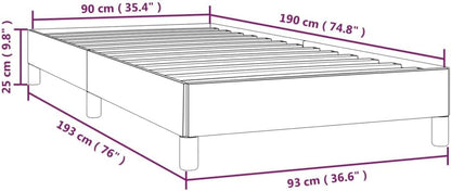 Lechnical Giroletto Grigio 90x190 cm in Similpelle,Mobili,Letti e Accessori,Letti e telai per Letti