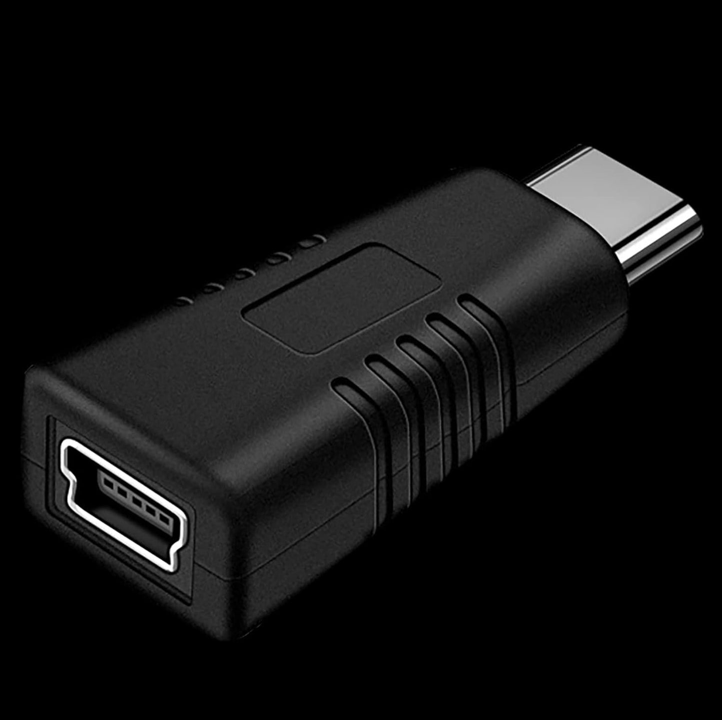 5Pack Mini USB to USB C Adapter, tunghey Mini USB Female to USB C Male Convert Charging & Data Sync Compatible with Galaxy S10 S9 S8 Plus Note 9 8, V40 V35 V30 V20 G7 G6 G5,Mo-to Z2 Z3