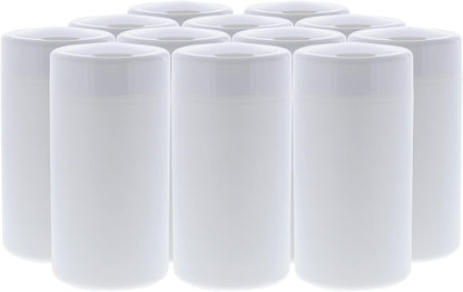 AWOW Professional DIY Empty Canisters for Wipes | Use with our 12pk Refills or Your Own Cloth | Wet Wipes or Dry Wipes, 12 pk