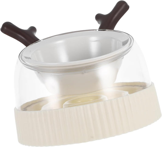 Elevated Cat Bowls Dog Puzzle Feeder Tip Ceramic Feeding Bowl for Cats and Small Dogs Easy to Clean Space Efficient Design for Feeding and Watering