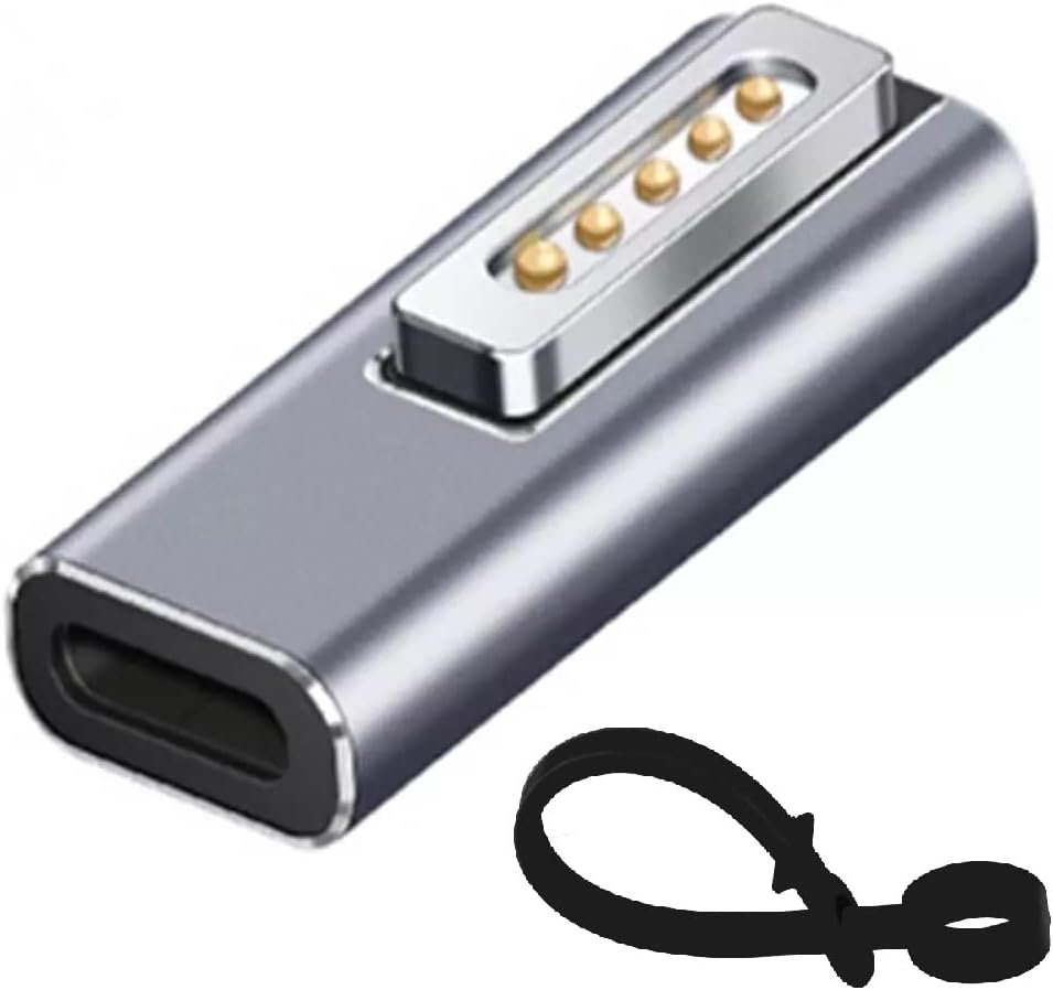 korllo USB Type C to Mag-Safe 2 Male to Female Adapter, Compatible with MacBook Air & Pro, Supports 85W/60W/45W Fast Charging
