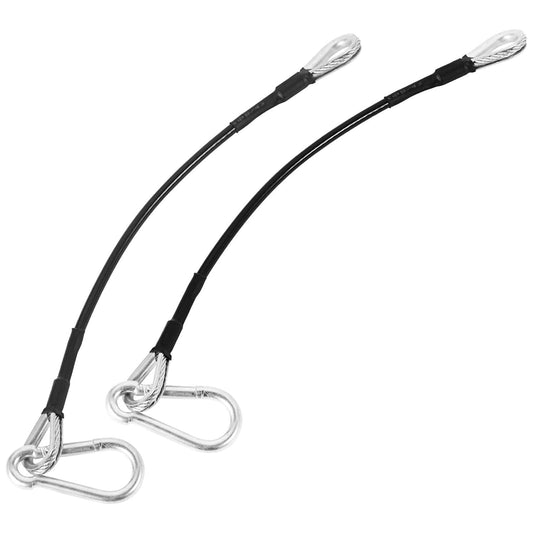 Gym Extension Cables 10" Long Replacement Extension Cables Compatible with Bowflex Home Gym Machine Accessories for LAT/Tricep Pull Down and Leg Extensions Machine (1 Pair)-Extend Your Workout Angle