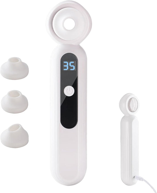 Face Pore Cleaner, Pore Vacuum, Deep Cleansing Tool, Adjustable Suction Levels, Whitehead Extractor Tool With 3 Suction Heads, Skin Care Tools For Face Deep Cleansing