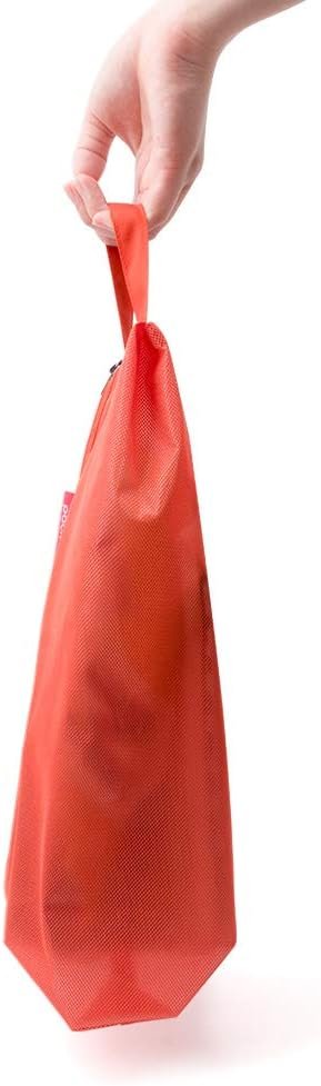pack all Travel Shoe Bag, Water-Resistant Shoe Pouch for Gym, Odor-Resistant Soccer Cleats Bag for Sport (Orange, 1-Pack)