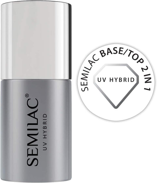 Para Esmalte Base Semilac Semi-Permanent - Care Base - 7 ml