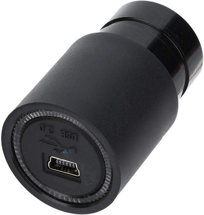 Electronic Microscope Eyepiece 1.3MP USB 2.0 Electronic Eyepiece with Two Microscope Adapter Rings 23.2mm 30.5mm 30.5mm Plug and Play