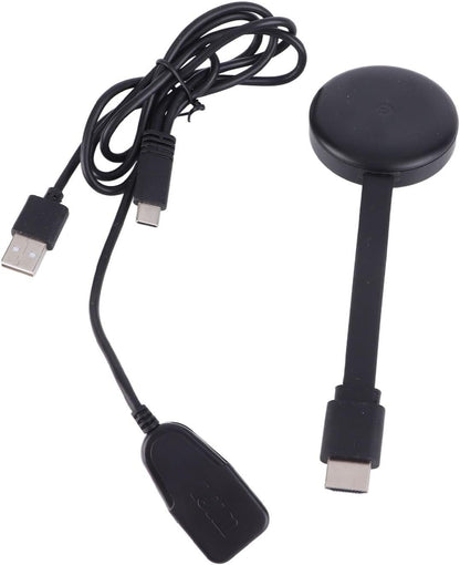 Display Adapter HD Screen Mirroring for Phone Live Streaming Display Cast Device 1080P High Definition Compact Lightweight Portable Outdoor Use