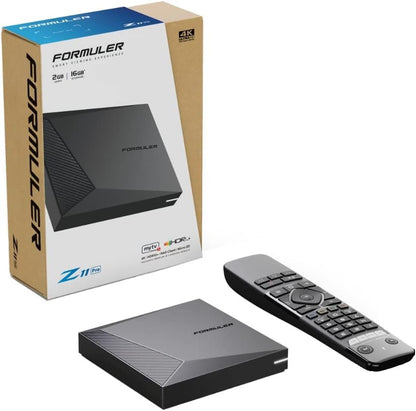 Pack of 2 Formuler Z11 Pro 4K Android 11 2GB Ram 16GB Storage with Premium IR1 Remote | Bonus Monster HDMI Cable| Bonus Formuler Luminous Remote| Bonus Silicone Remote Case| Bonus Phone Stand