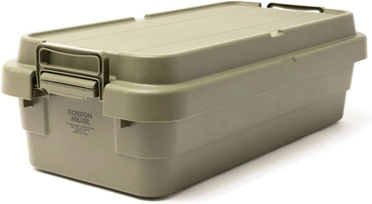 Gordon Miller Stacking Trunk Cargo 1680032 Stacking Trunk Cargo Low Type, 10.2 gal (40 L), Outdoor Storage, Olive Drab, One Size Fits Most
