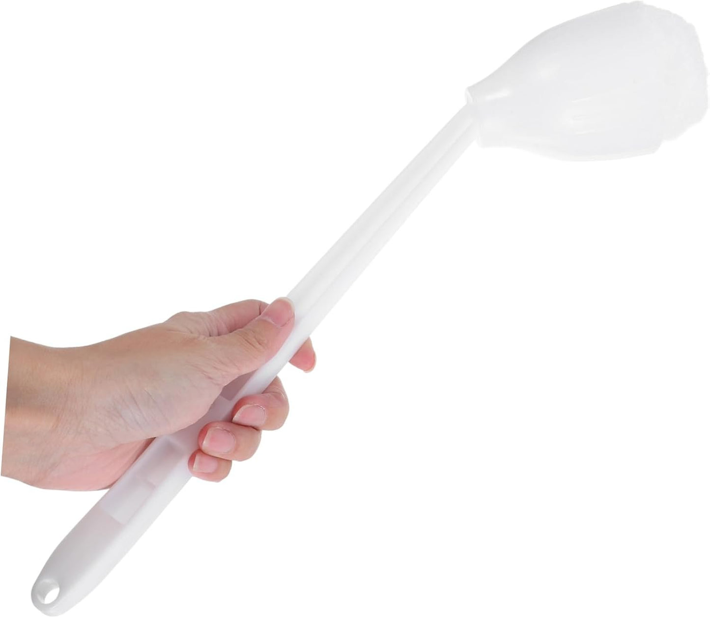 IMIKEYA Toilet Bowl Brush with Long Ergonomic Handle Soft Swab Mop for Easy Cleaning for All Toilet Types