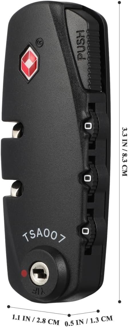 TEHAUX Outdoor Password Lock - Portable Travel Backpack Password Replacement Luggage TSA Approved Luggage Locks Combination Anti- Zipper Briefcase