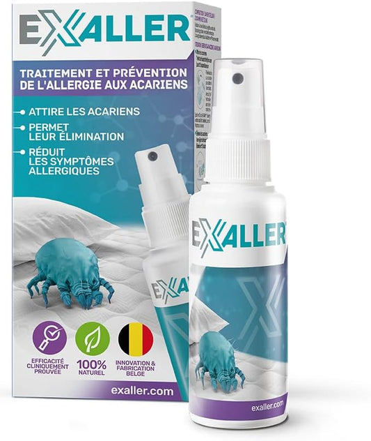 ExAller Anti Dust Mite Spray 300ml - Kills 99% of Mites - 16 Months Use - Laboratory Tested - Natural & Chemical Free - Allergist Recommended